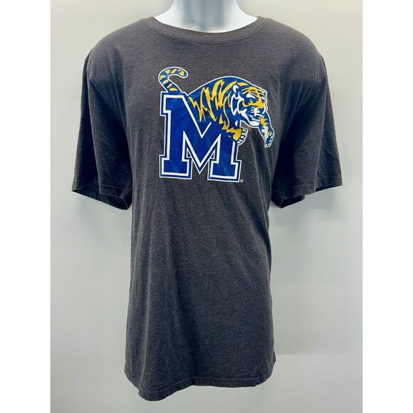 University of Memphis Tigers Dark Gray Shirt Size 2XL Tennessee. - Picture 1 of 7